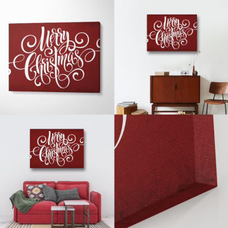 Christmas Canvas Merry Christmas Wall Art Canvas LuvinGift